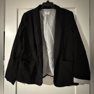 Old Navy Black Blazer with White Interior